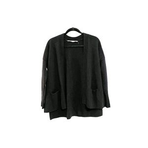 Athleta Knit Cardigan Sweater Wool Cashmere Blend Athleisure Business Casual Sm